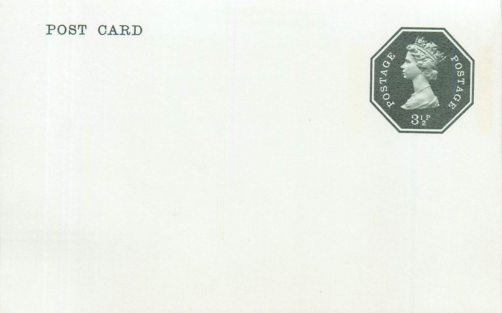 Entier Postal Postal Stationary Grande Bretagne Great Britain Machin 3 1/2p