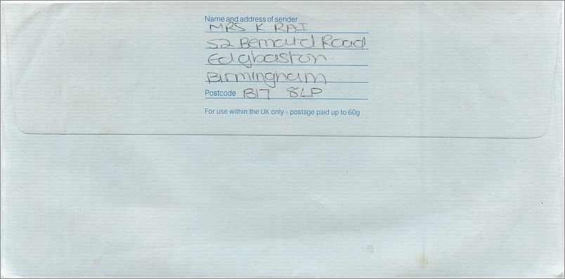 Entier Postal Stationary Great Britain Machin Australian Consulate Manchester  — Rückseite