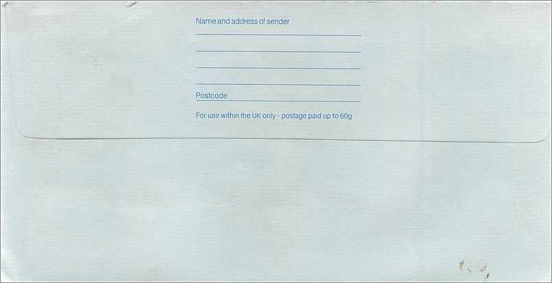 Entier Postal Stationary Great Britain Machin Australian Consulate Manchester  — Verso