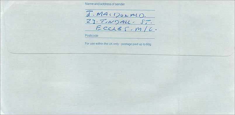 Entier Postal Stationary Great Britain Machin Australian Consulate Manchester  — Rückseite