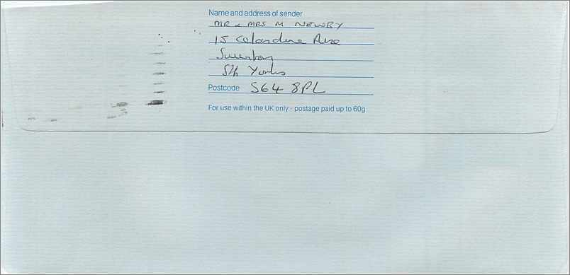 Entier Postal Stationary Great Britain Machin Australian Consulate Manchester  — Verso