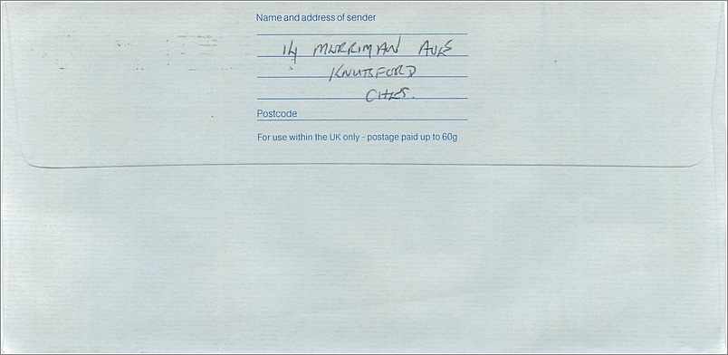 Entier Postal Stationary Great Britain Machin Australian Consulate Manchester  — Back