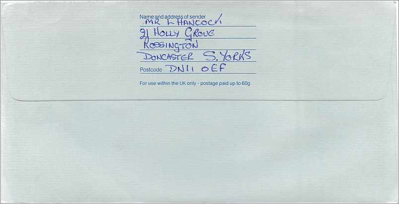 Entier Postal Stationary Great Britain Machin Australian Consulate Manchester  — Back