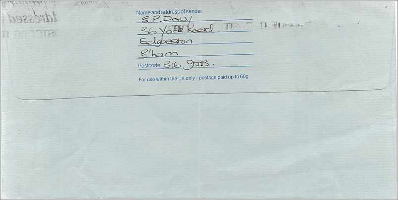 Entier Postal Stationary Great Britain Machin Australian Consulate Manchester  — Back