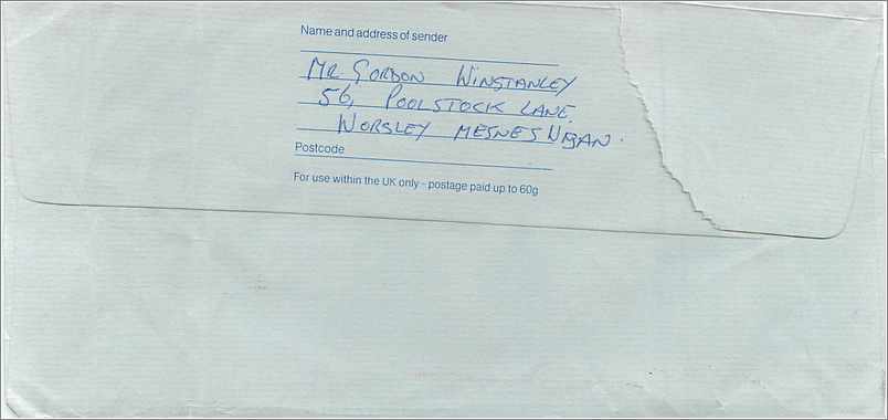 Entier Postal Stationary Great Britain Machin Australian Consulate Manchester  — Verso