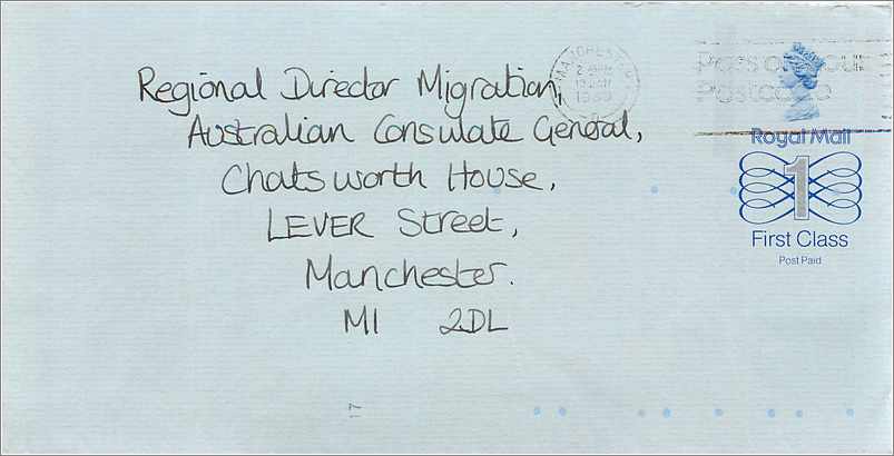 Entier Postal Stationary Great Britain Machin Australian Consulate Manchester 