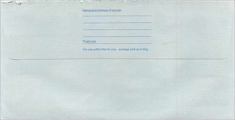 Entier Postal Stationary Great Britain Machin Australian Consulate Manchester  — Verso