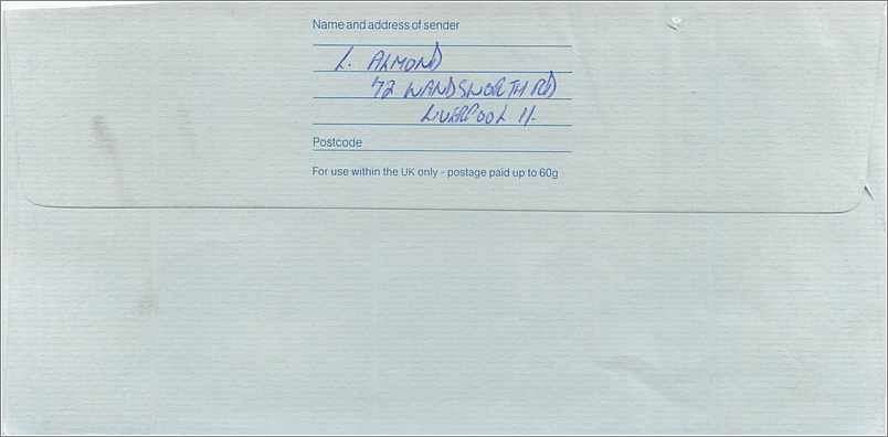 Entier Postal Stationary Great Britain Machin Australian Consulate Manchester  — Verso