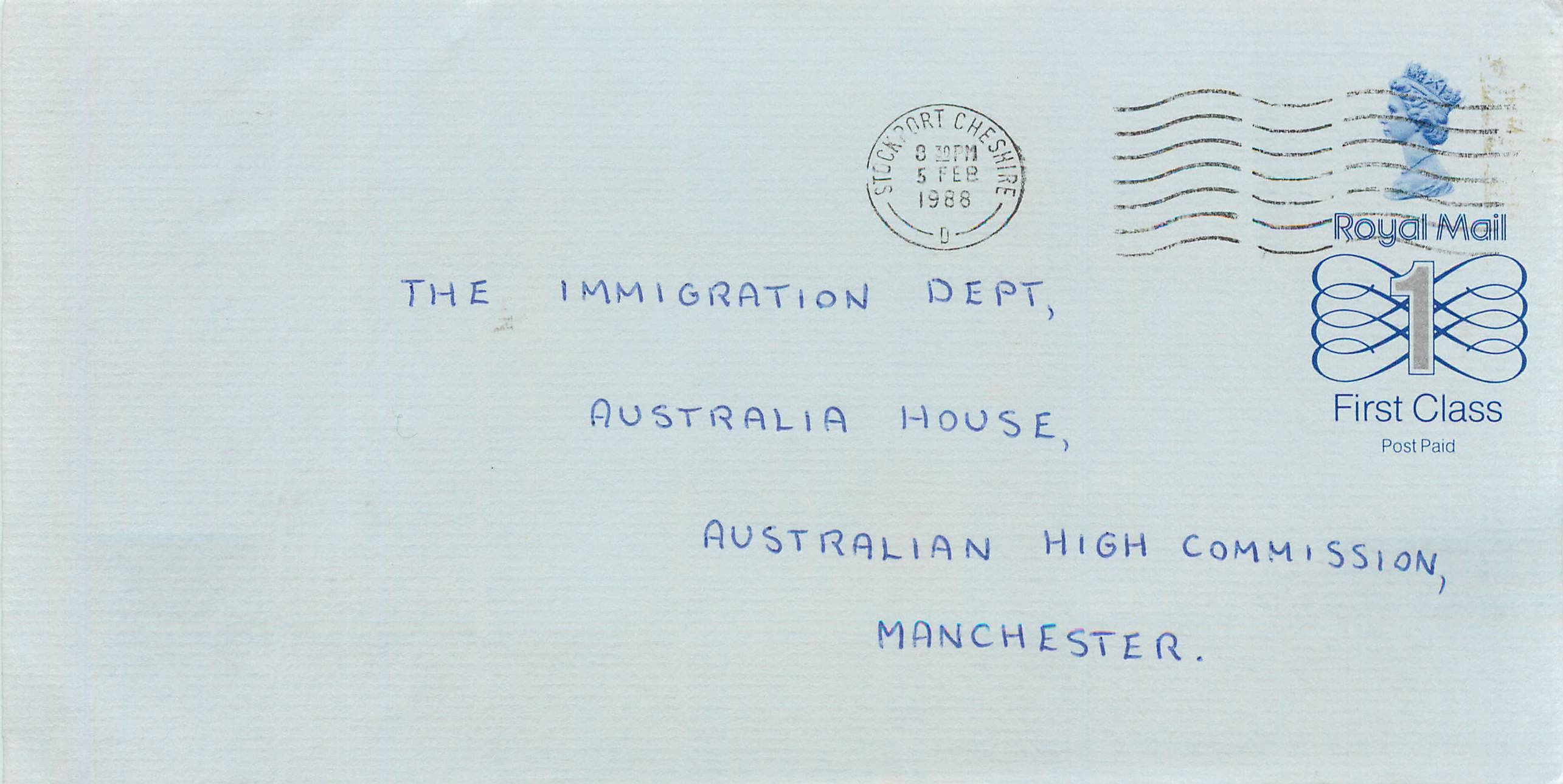 Entier Postal Stationary Great Britain Machin Australian Consulate Manchester 