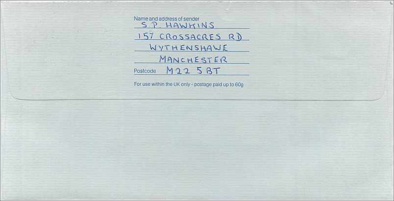Entier Postal Stationary Great Britain Machin Australian Consulate Manchester  — Rückseite