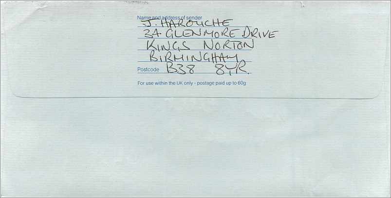 Entier Postal Stationary Great Britain Machin Australian Consulate Manchester  — Verso
