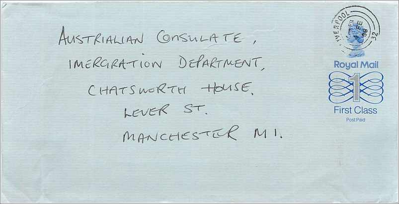 Entier Postal Stationary Great Britain Machin Australian Consulate Manchester 