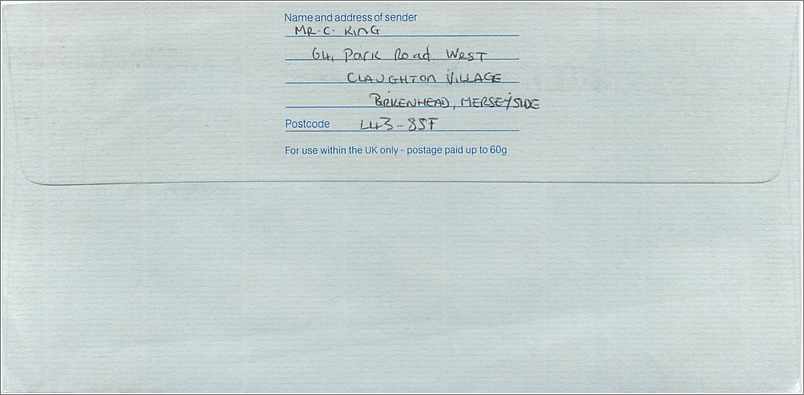 Entier Postal Stationary Great Britain Machin Australian Consulate Manchester  — Rückseite