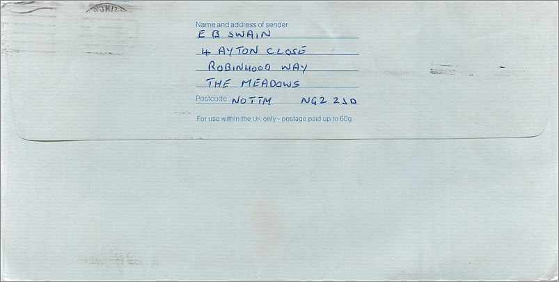 Entier Postal Stationary Great Britain Machin Australian Consulate Manchester  — Verso