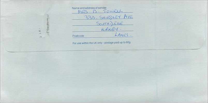 Entier Postal Stationary Great Britain Machin Australian Consulate Manchester  — Verso