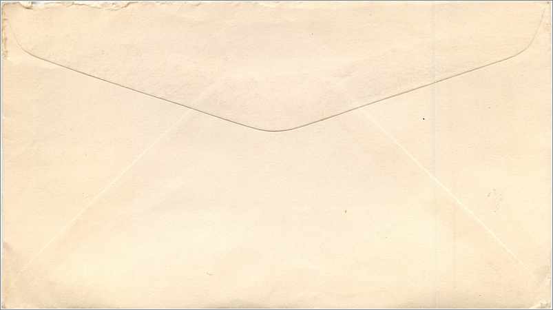 Lettre Cover Etats-Unis 1960 cover from Ludlowille to Florida — Rückseite