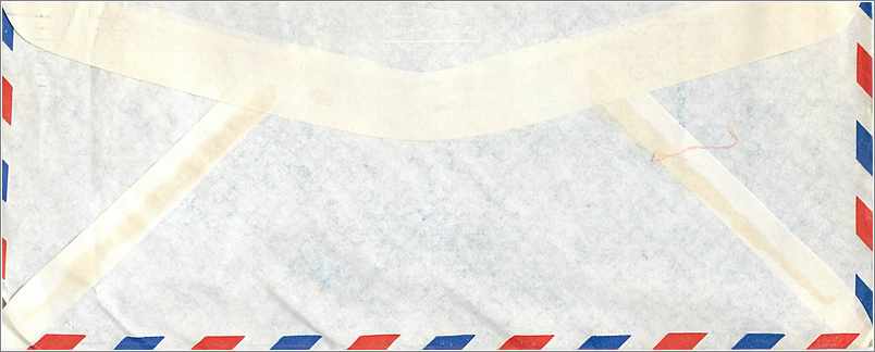 Lettre Cover Etats-Unis 1960 San Juan cover  — Verso