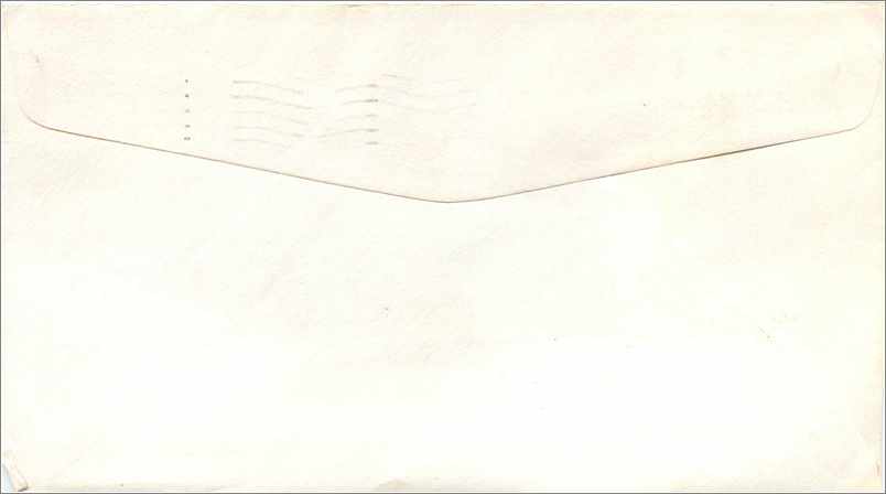 Lettre Cover Etats-Unis Honolulu 1961 cover George Morris — Rückseite