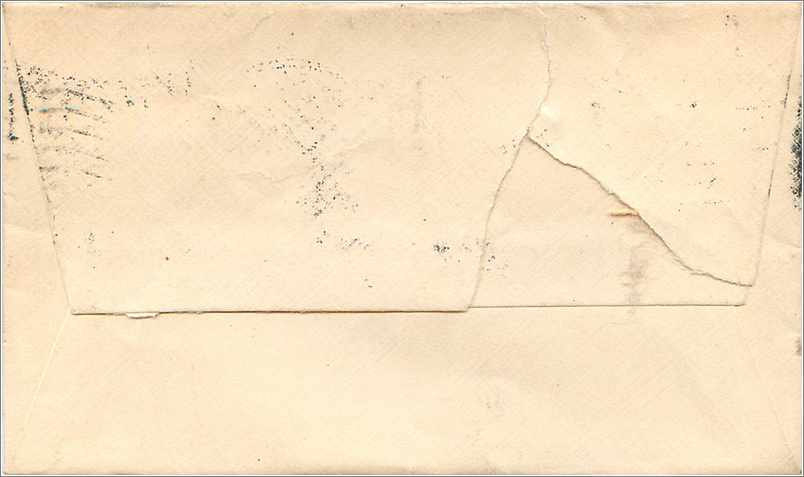 Lettre Cover Etats-Unis 2c Auburn 1910  — Back