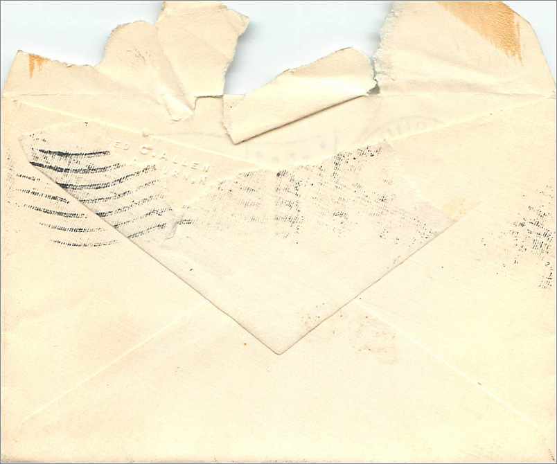 Lettre Cover Etats-Unis 2c Auburn 1908  — Back