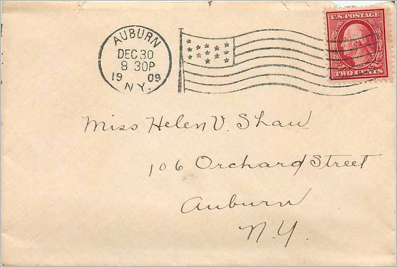 Lettre Cover Etats-Unis 2c Auburn
