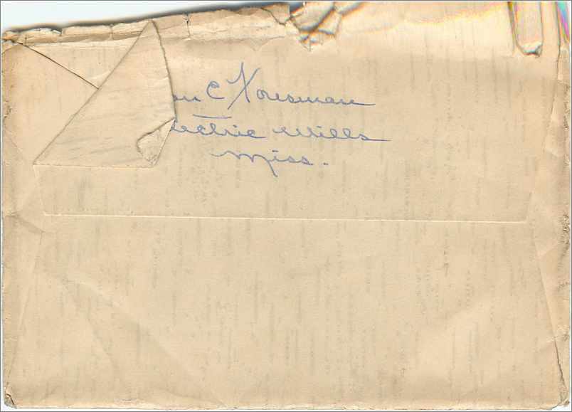 Lettre Cover Etats-Unis 2c Electric Mills — Back