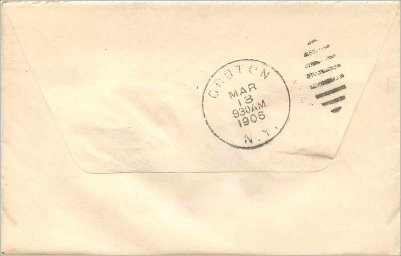 Lettre Cover Etats-Unis Meadville 1906 — Back