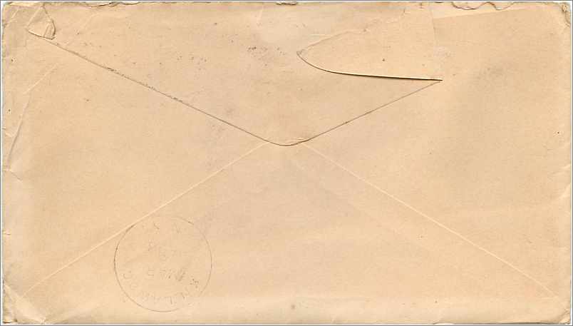 Lettre Cover Etats-Unis 2c on 1898 Albany cover — Verso