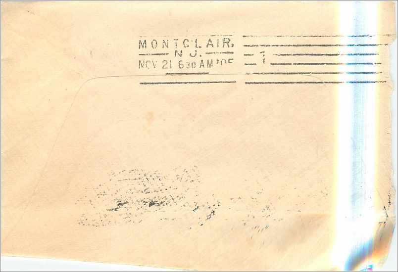 Lettre Cover Etats-Unis 2c on 1905 Rochester to Montclair — Back