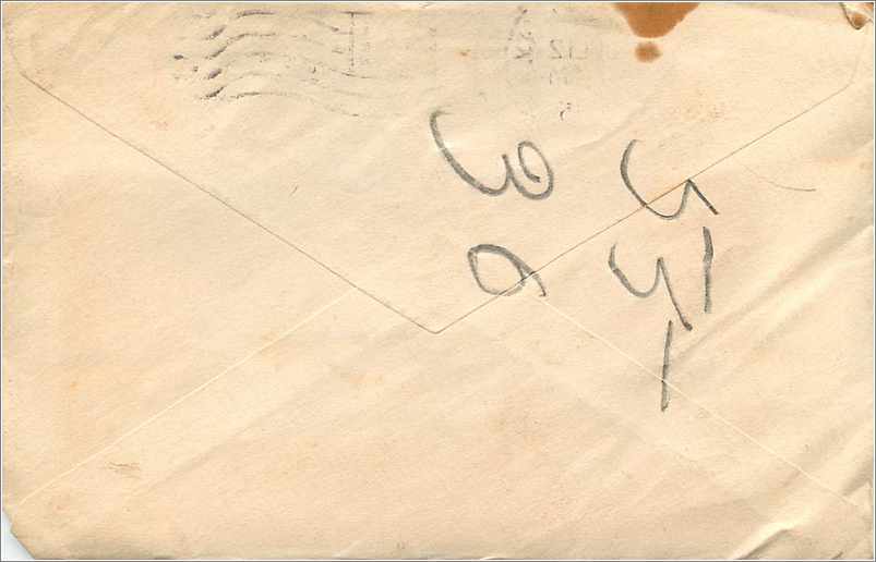 Lettre Cover Etats-Unis 2c on 1915 Endicott cover — Back
