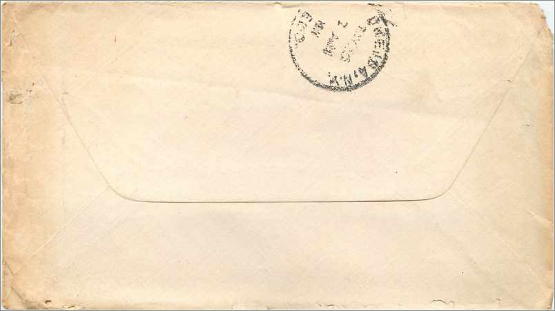 Lettre Cover Etats-Unis 2c on 1911 Ellensberg cover — Rückseite