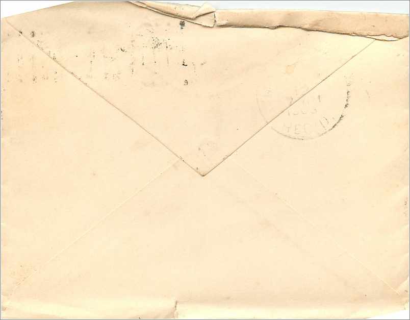 Lettre Cover Etats-Unis 2c on 1903 Cortland cover — Back