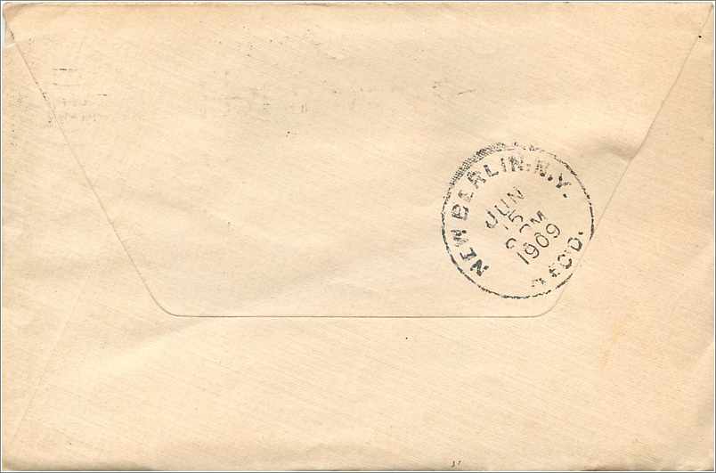 Lettre Cover Etats-Unis 2c on 1909 Saint Charles cover — Rückseite