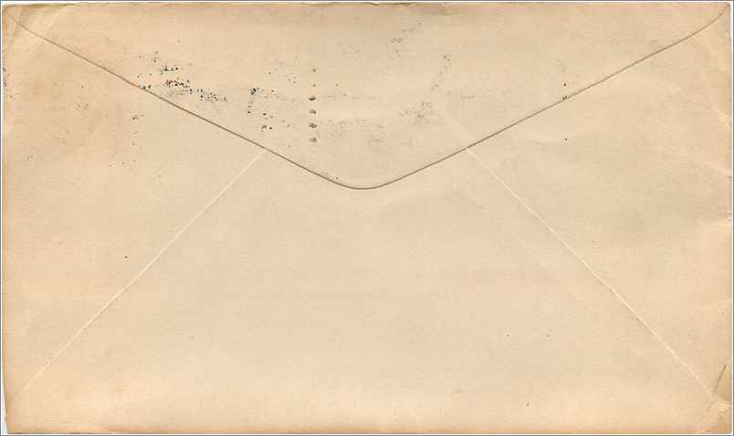 Lettre Cover Etats-Unis 1c * 2 Fox St NY 1912 — Rückseite