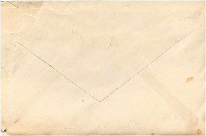 Lettre Cover Etats-Unis 3c Rye NY for Proctor — Back