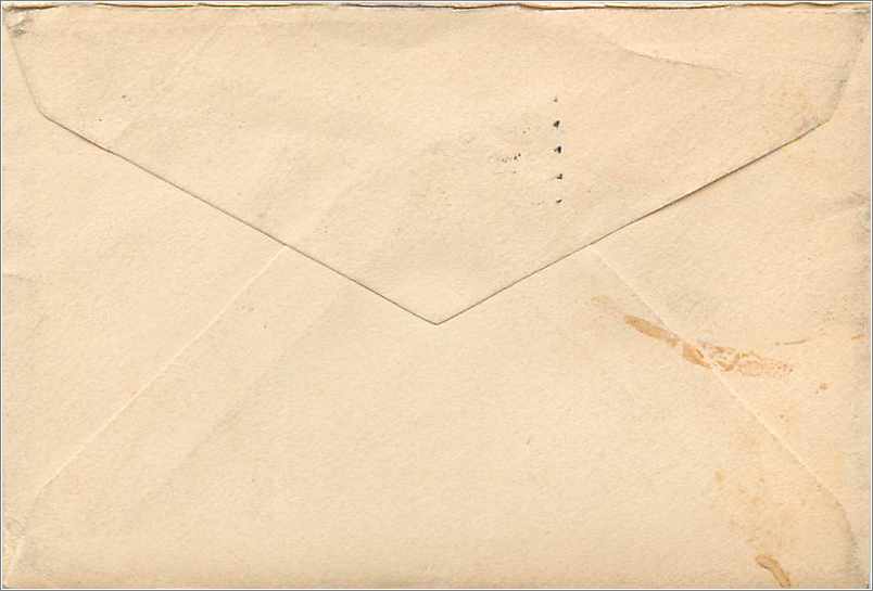 Lettre Cover Etats-Unis 1c * 2 for NY — Rückseite