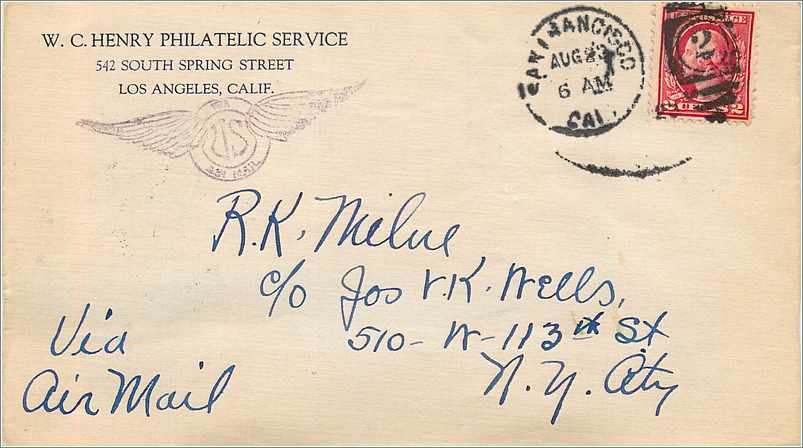 Lettre Cover Etats-Unis 3c San Francisco to New York