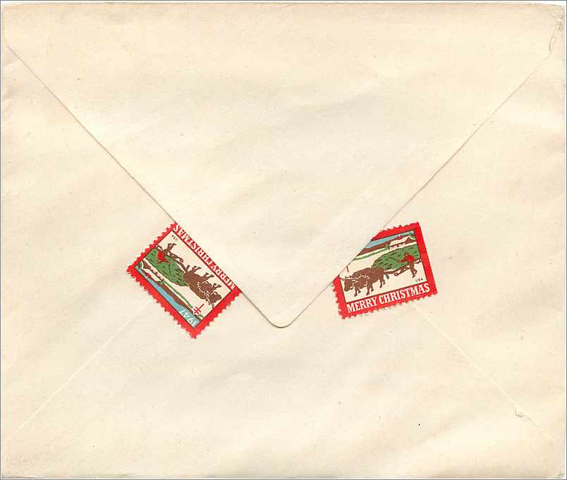 Lettre Cover Etats-Unis  North Rose NY — Back