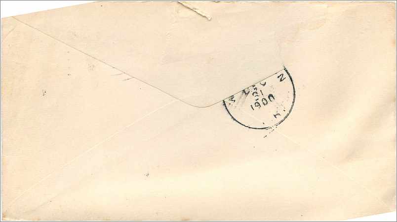 Lettre Cover Etats-Unis 1c Concord 1900 — Rückseite