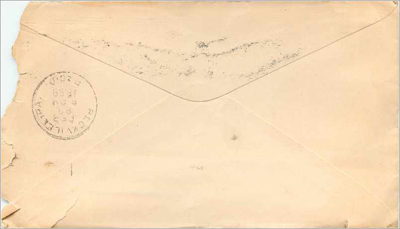 Lettre Cover Etats-Unis 2c 1899 Harrisburg cover — Rückseite