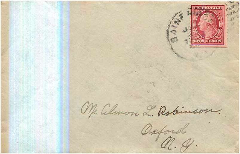 Lettre Cover Etats-Unis 2c