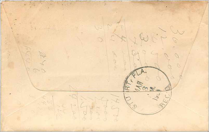 Lettre Cover Etats-Unis 2c on 1939 Sardwich cover — Verso