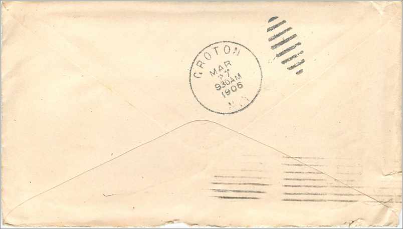 Lettre Cover Etats-Unis 2c on 1906 Chicago cover — Back