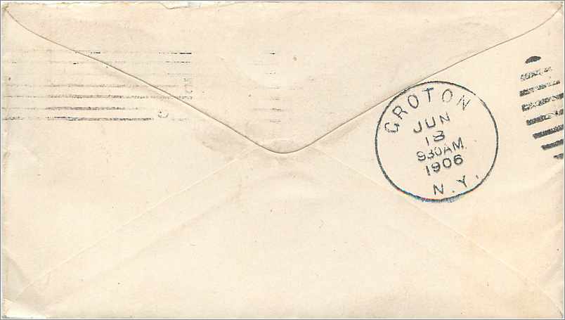 Lettre Cover Etats-Unis 3c on 1906 Chicago cover — Back