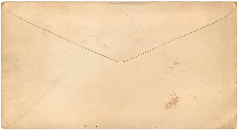 Lettre Cover Etats-Unis 1c on 1899 New York cover — Verso