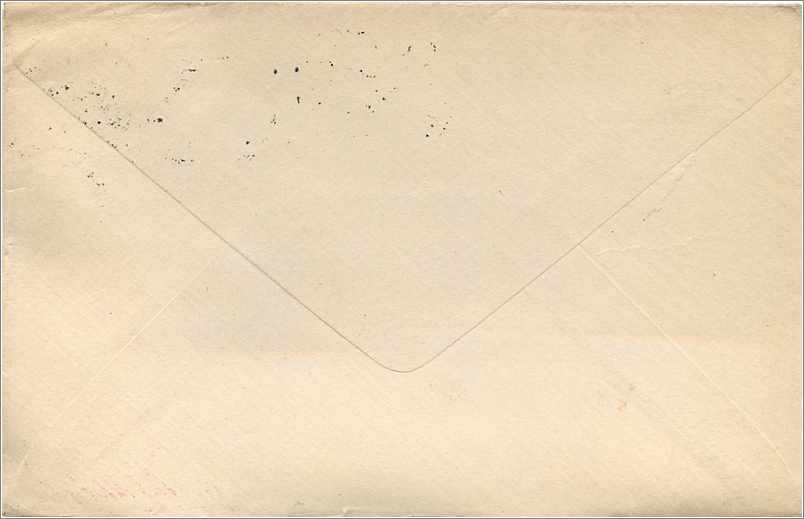 Lettre Cover Etats-Unis 2c Exeter cover 1927 — Rückseite