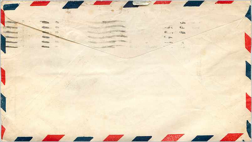 Lettre Cover Etats-Unis Jamestown to Bombay 1946 — Rückseite