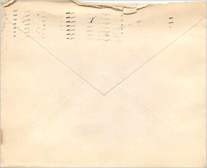 Lettre Cover Etats-Unis 2c Syracuse Called out 1909 cover — Rückseite