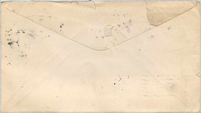 Lettre Cover Etats-Unis 2c Canandaigua Ontario Adjusting Association 1927 cover — Verso