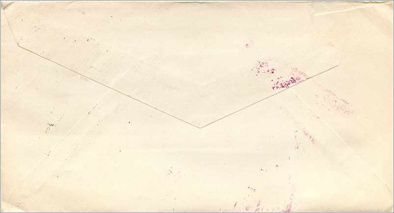 Lettre Cover Etats-Unis 3c Memphis Missent 1942 cover — Rückseite